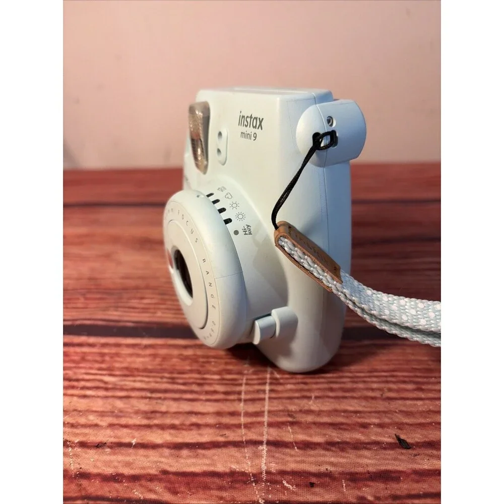 Fujifilm Instax Mini 9 Instant Camera Ice Blue Tested - WORKING
